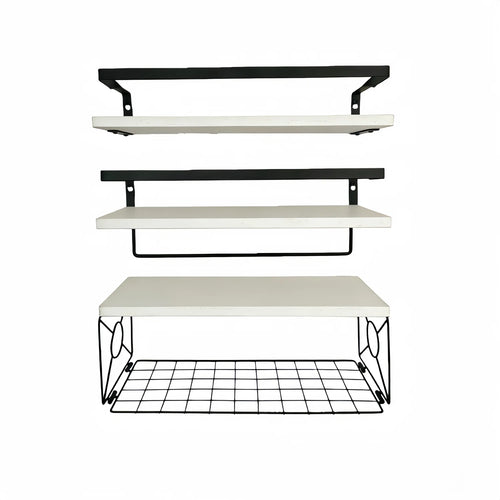 Floating Shelves for Wall Wood Bookcases Decor for Kitchen Farmhouse Bedroom Laundry Room Living Room Bathroom Hanging Storage