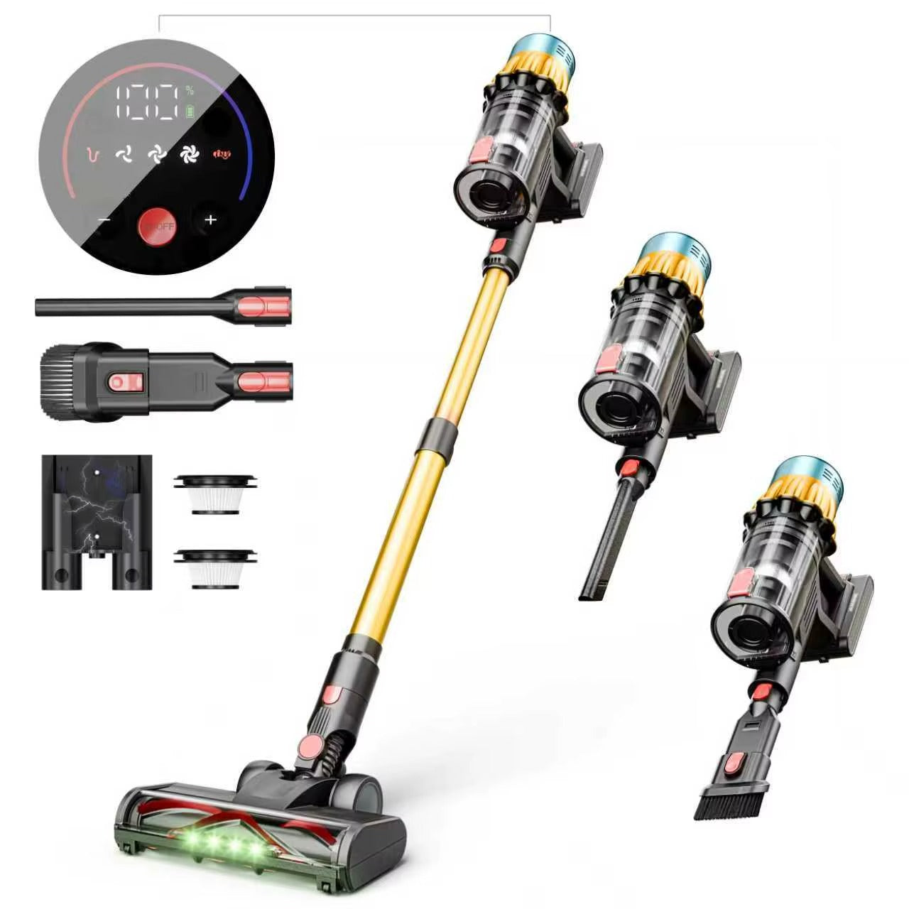 Rechargeable Stick Handheld Portable Vacuum Cleaner Cordless Vacuum Cleaner for Floor Care